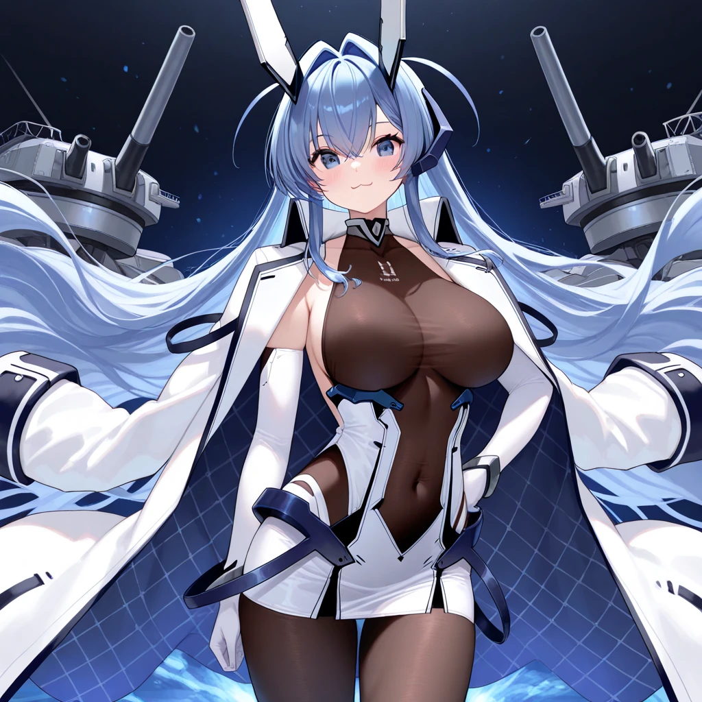 (Masterpiece, best quality, beautiful eyes, highly detailed, high res), 1girl, playboy bunny outfit, black bunny suit, reflecting clothes, shiny clothes, tight clothes, dark skin, black hair, pole, club, sexy, mature woman, big breasts, big cleavage, thick thighs,