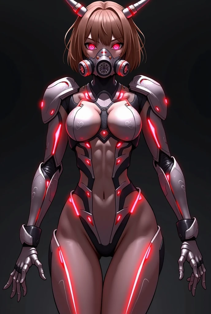 1 Girl,(overload),((Big Tits 1.5)),Silver Hair,  Shining crimson eyes,Absurd, brainwashing,Hollow Eyes, Mind Control Devices,((Expressionless,Emotional erasure)), (Black Nano Suit) , Full body portrait,(standing in メカnical box:1.5),  (Highest quality、4K、8K、High resolution、Must have:1.2)、Very detailed、(reality、reality的なです、reality的な:1.37)、Ticker、Hyper HD、Studio Lighting、Ultra High Definition Paint、Sharp focus、Physically Based Rendering、Extreme Detail、Professional specifications、Vibrancy and color、Blurred、Sports portrait、landscape、Horror Style、Anime Big Tits、sf、photograph、Concept Artist、Five Fingers, Perfect body,  {{{masterpiece}}}, {{{Highest quality}}}, {{Very detailed}}, {shape}, {{Very delicate and beautiful}},Improved cost performance、All Roles、Canon 5D MK4でphotograph、photograph, 