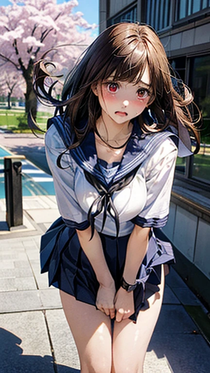 (((Super Cute Junior High School Student)))、((((Sexy middle school student))))、Short Bob、Braiding、Shot from above