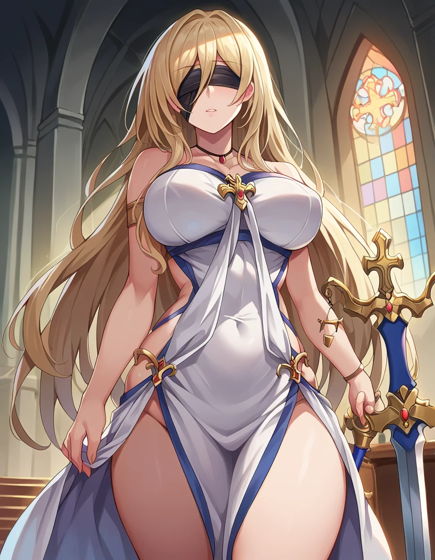 Meanwhile, Cristalina, 18 years old, with long, light blonde hair, with her huge breasts, wearing her white goddess dress with her crystal scepter, sitting on her throne, showing her clients her body and saying thank you, my loves, for becoming a goddess and who will be the first. in raping me.hentai
