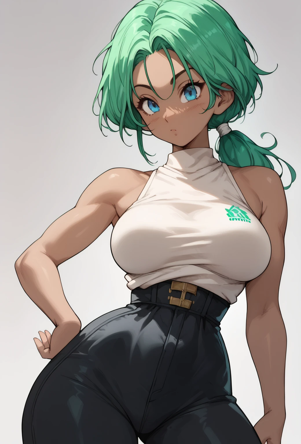 ((Black line work)), detailed line work, slendered abs, ((masterpiece)), ((proportion Aurea)), ((Dynamic)), ((natural)) ((best quality)), ((ultra-detalhado)), ((Jade Cargill)), {1mulher}, {silver hair}, {short hair}, { character}, (colored skin), (black skin:1.3), olhos silver, {{sexy}}, (gigantic breasts:1.3),  ((chiseled abs)), perfect ass, grandes , (roupa casual), {pubic_tatuagem, tatuagem brilhante}, {{anatomia perfeita}}, {{scenecy: jardim fantasy}}, {fundo com desfoque}, mudo, Bottom-up view, perfeito:1.2