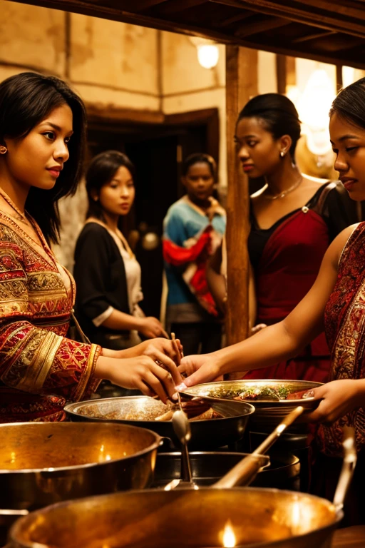 We share a meal, combining Portuguese and Indian cuisine. It is a blend of flavors that delights the senses. We discuss our cultures, discovering both similarities and differences. Their tales of distant lands spark my imagination.