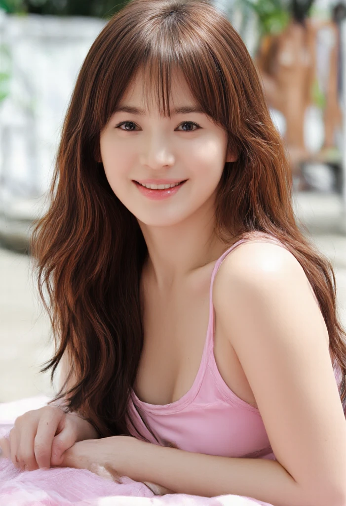 masutepiece, ultra-quality, Angel Smile, super realistic skin, Cutie Smile,