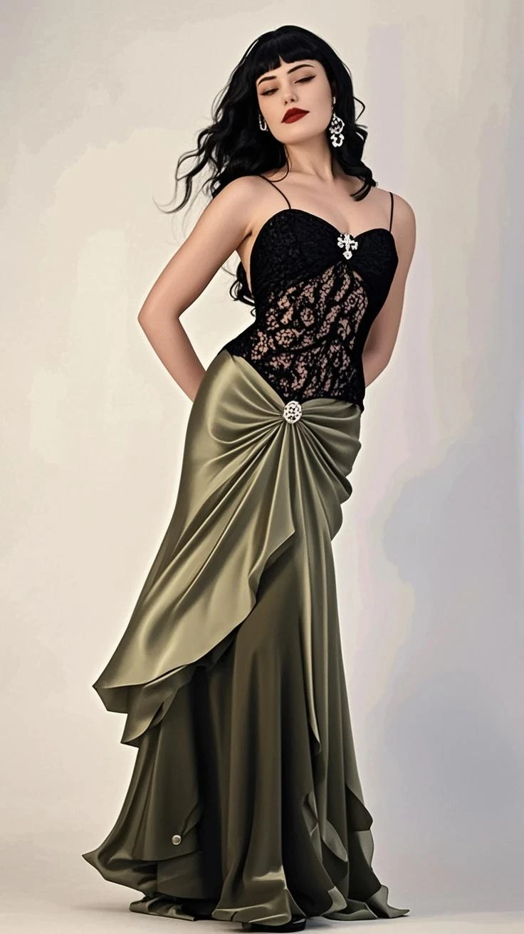 A beautiful Aristacrat goddess with large elegant, hawk-like-nose, who embodies old fashioned class, sophistication, elgance as well as wholesome, natural beauty. curvy, thin-waist, wide-hips, swaying-hips. Laura Vandervoort. Oppulent historically accurate victorian dress. very seductive and perverful.whole body,full body shot