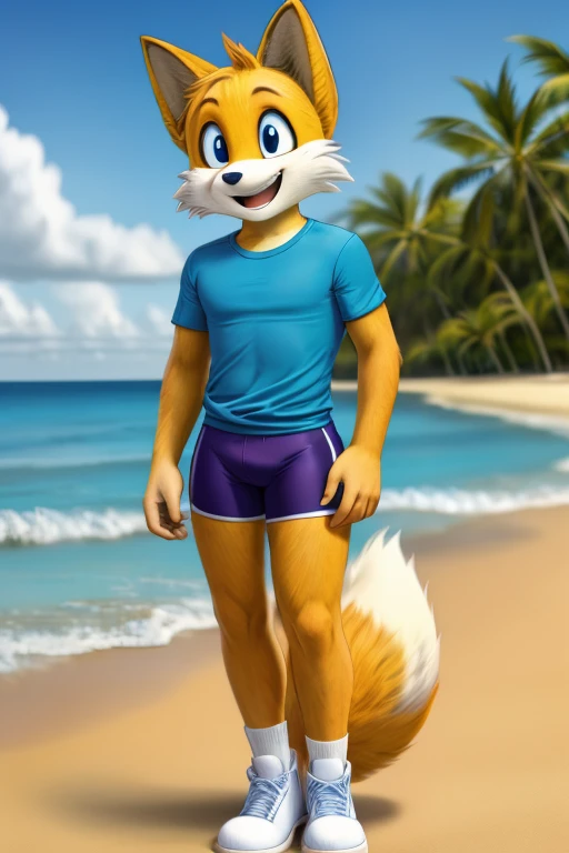 Anthro, male, solo, full length portrait, domestic dog, muscular, athletic, abs, smile, digitigrade, barefoot, tanktop, sweat, sweaty, happy trail, sheath, balls, genitails, outdoors, backyard, pool, body submerged in water, relaxing in water, digital artwork, (flat colors:1.2), (by adios, by k-9, by paintfox:.8), by delirost, by tritscrits, (detailed fur, detailed fur texture:0), (masterpiece, best quality, high quality, highres, ultra-detailed)