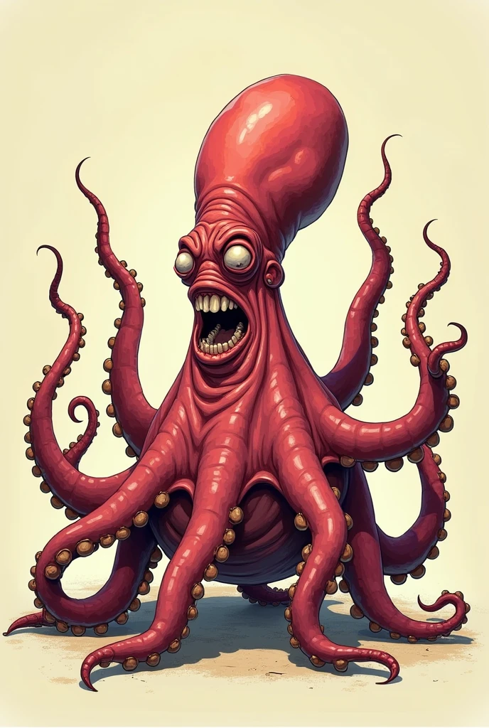 photo, a statue of an octopus sitting on top of a chair (undeadking style:1) <lora:djzUndeadKingV21:1>