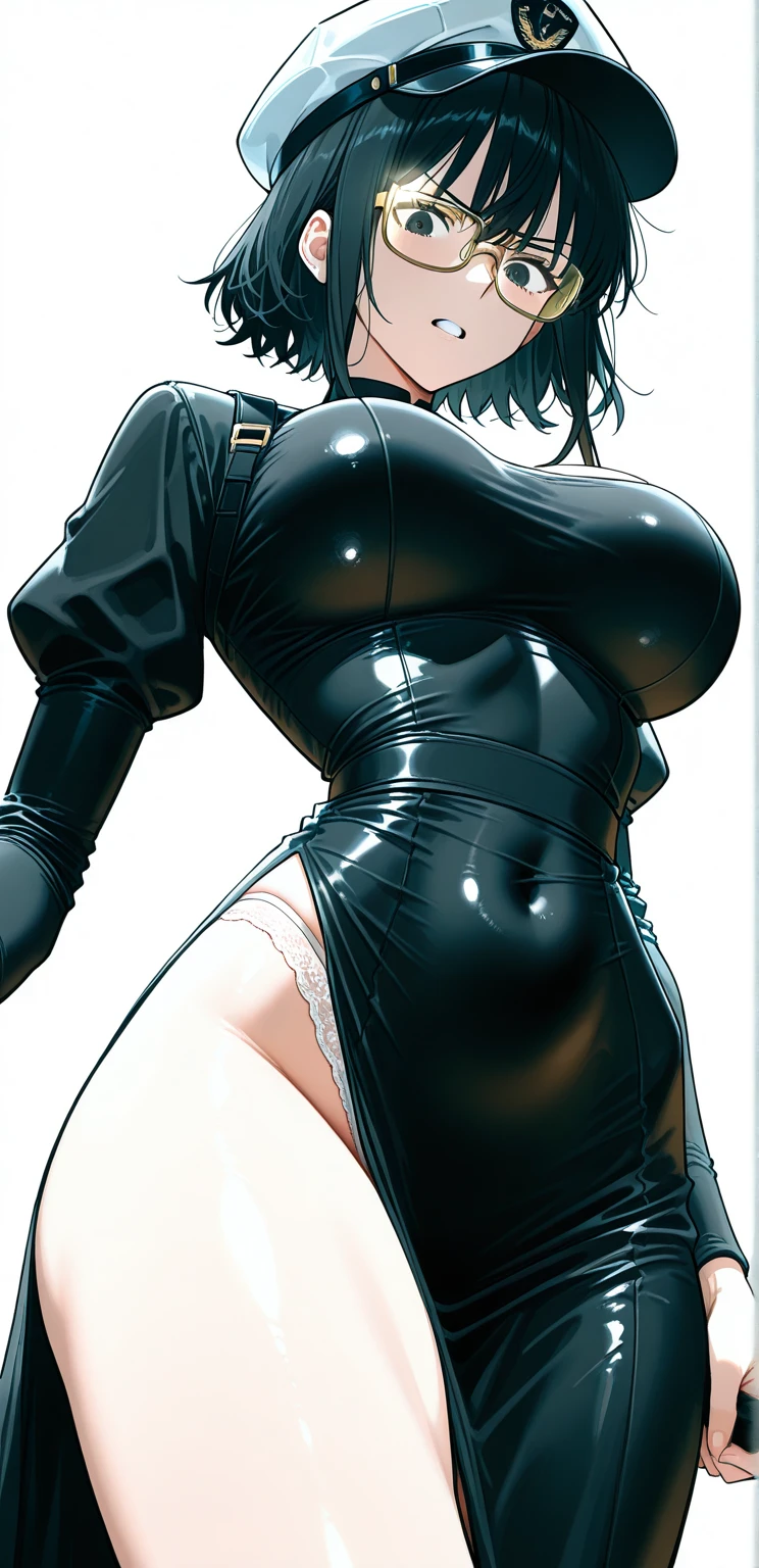 40-year-old housewife、mistress of yakuza。Wearing rubber kitchen gloves。Being raped by the Yakuza。