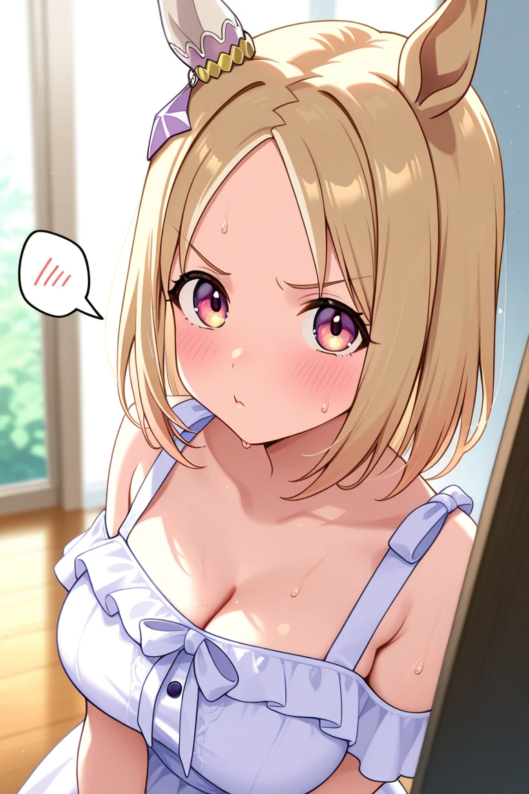 masterpiece, absurdres, best quality, ultra detailed, high Resolution, detailed illustration, bright colour, (extremely beautiful detailed face and eyes, Delicate beautiful face, 1 girl, cute face:1.3), (magenta eyes:1.1), sparkling eyes, big eyes, medium breasts, (perky breasts:1.1), (pointy breasts:1.1), medium hips, glamorous body, white skin, BREAK, long bob cut, (blonde hair:0.8), messy hair, detailed hair, shiny hair, BREAK (undressed, bunny girl:1.5), (vagina, rape:1.3), perfect lighting, (embarrassed:1.5), (ecstasy, vulgarity:1.5), (trembling:0.8), On all fours, Sticking out ass, from Back,