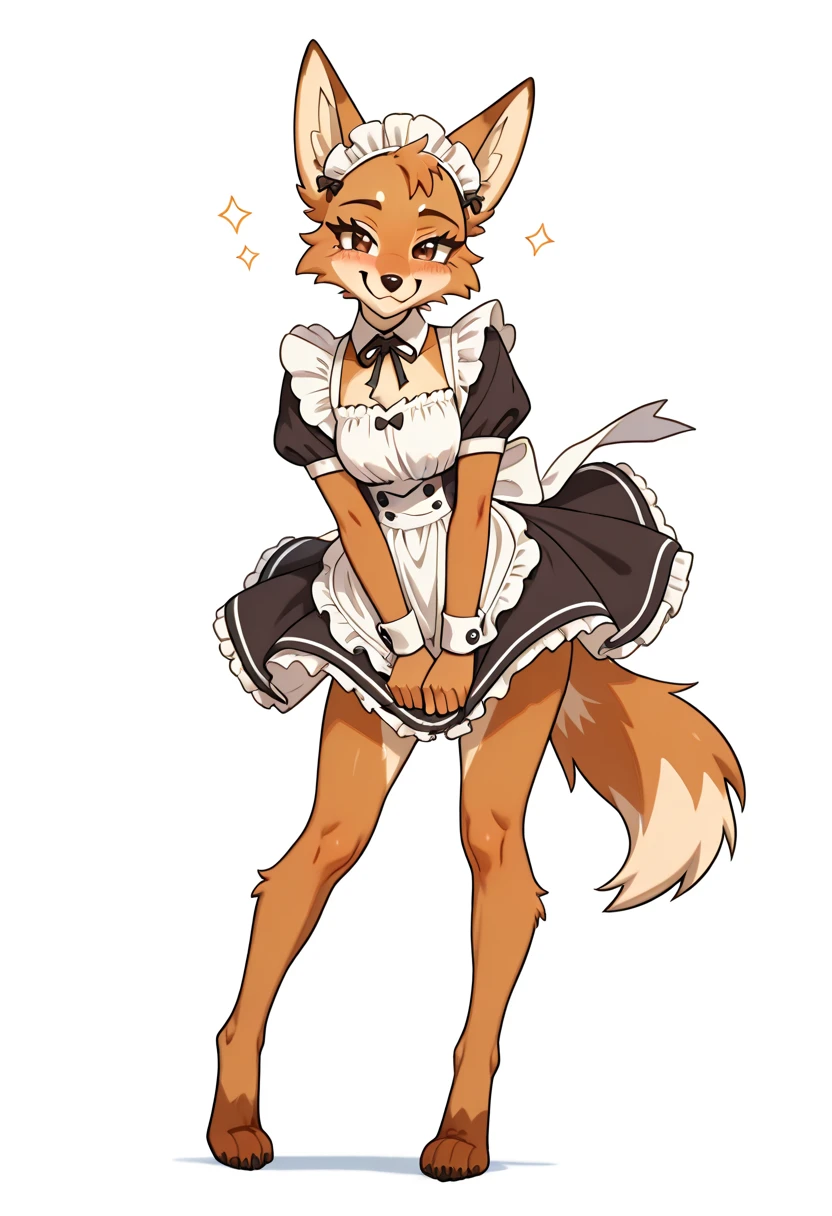Fox boy wear Maid