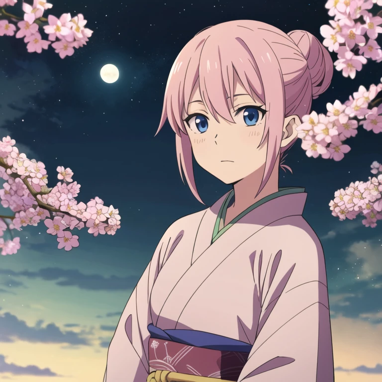 ((best quality)), ((masterpiece)), (detailed),
1girl, pixel-Shion, kimono, outdoor, sakura tree, upper body, cowboy shot, miyazaki hayao