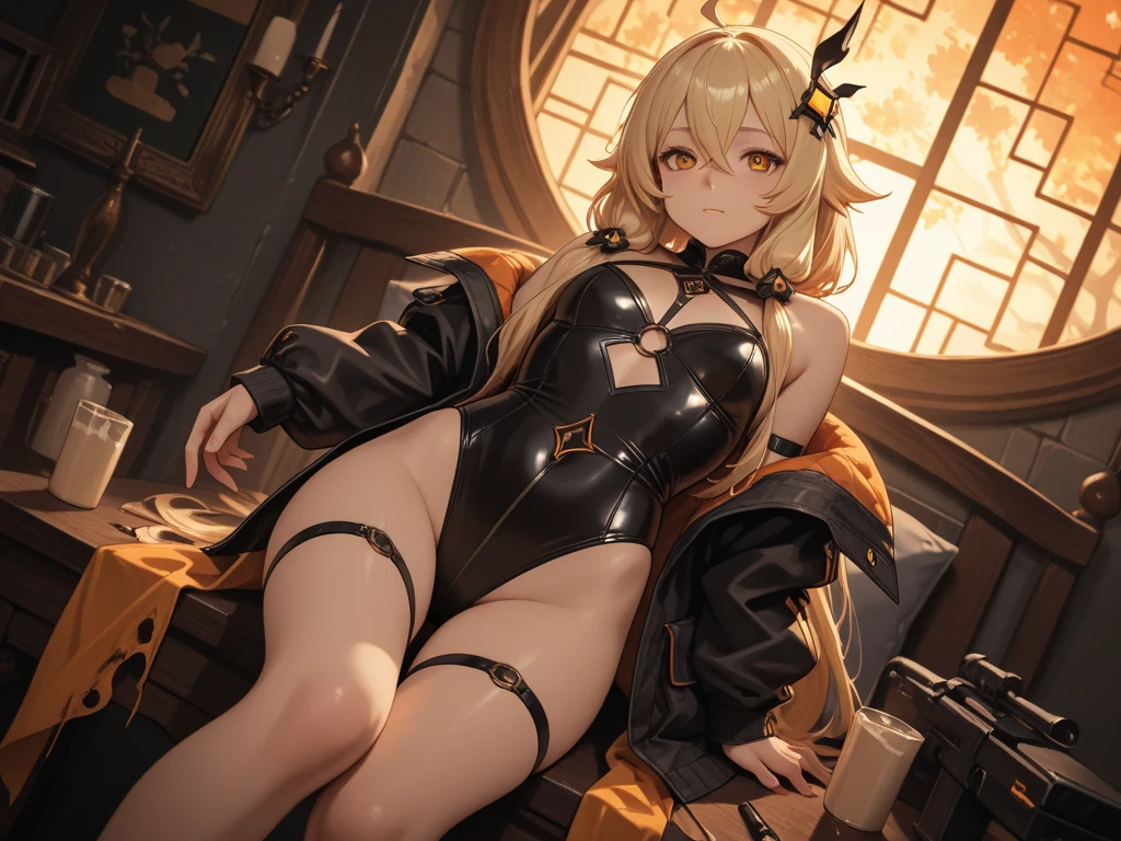stockings, egyptian clothes, 1girl, perfect face, perfect eyes, detailed hair, outfit perfect, perfect body, perfect anatomy, perfect chest, perfect hips, perfect legs and feet, perfect hands, dynamic pose, dynamic background, shiny skin, ultra detailed eyes, ultra detailed clothing, blacklight, neon, darkroom, glowing eyes, looking at the viewer