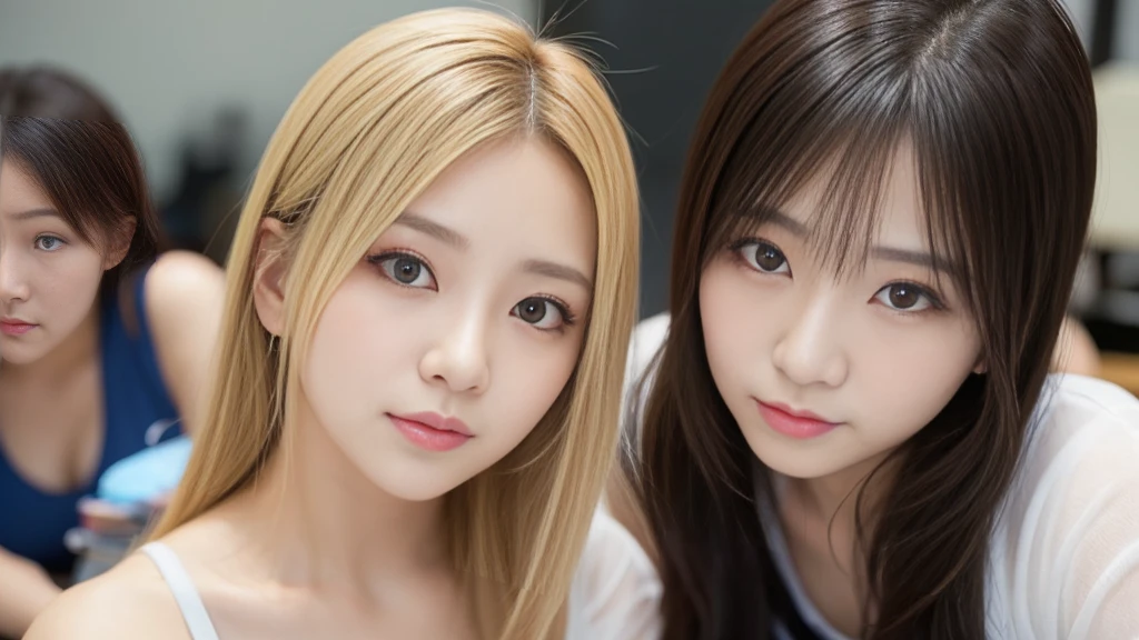 
(((((3 girls:1.3)))))、(((forehead、3 girls:1.3、white blond hair:1.3、cowboy shot:1.3、A calm face、long hair、Northern Europe、White、beautiful girl、White Blonde、Blonde、White background、Off-the-shoulder dress:1.3、、cute、Young、True Face、Shiny Hair、whole body)))、table top, highest quality, figure, super detailed, finely, High resolution, 8k wallpaper, Perfect dynamic composition, detailed and beautiful eyes, Deco out,bionde, breasts, Natural color lip,white background, random cute poses,