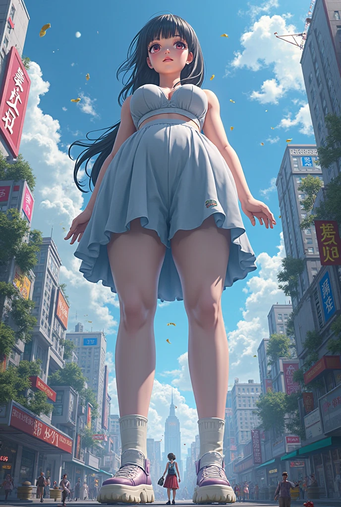 A 20-year-old woman who just became an adult、A little flashy、Grown-up、Hair、Unshaven、Fluffy curly hair、Backless clothing that accentuates the body line、High heels、sexy、whole body、A little to the right of the center of the screen、whole body、Back view、In the hand、Branded second bag、A female character who looks like Nina Dobrev、Times Square at night。