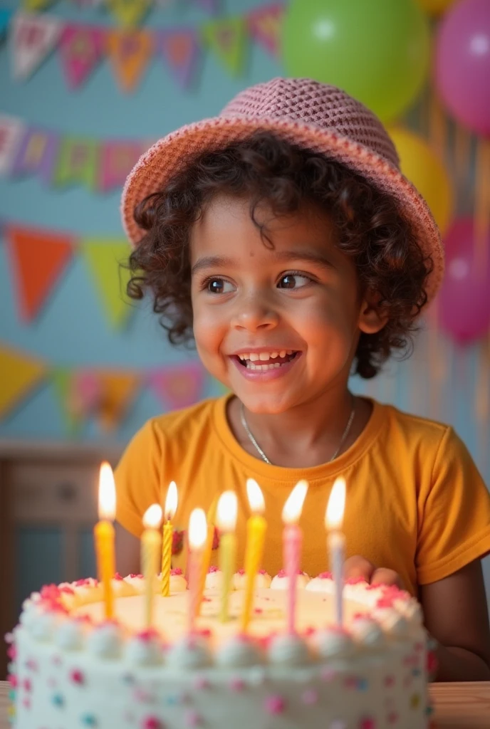 A photo on a birthday boy