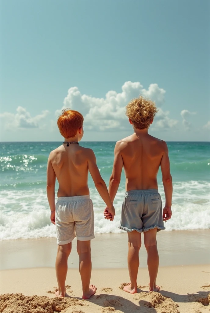 Foto RAW de corpo inteiro, Large group of ginger lanky boys 18 years old wearing tiny speedos with huge bulge, comparing their feet, large protruding ears, rosto florido (parede suja no fundo), (pele altamente detalhada: 1.2), 8k UHD, DSLR, soft-lighting, alta qualidade, film granulation, Fujifilm XT3, corpo inteiro, vista do solo NSFW