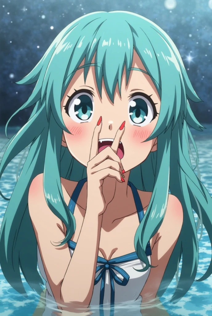 Naked Girl fashion show Nipple Emphasis Nipple erection TV anime image format TV anime screenshots