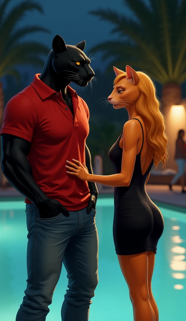 anthro, (male dobermann), athletic body, duo,having anal sex with male yellow Labrador, canine penis, knot, bending over, from behind position, anal penetration, moaning, looking horny, black pupils, photorealism ,by zaush, by ruan jia, by jay naylor, by nuzzo, by disney, by pino daeni. bedroom setting, (4k), HD, quality, looking horny, black pupils, photorealism , tropical jungle hot springs setting, night time, (4k), HD, quality