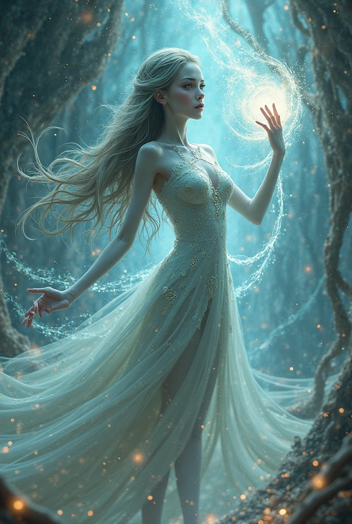 tempestmagic Invasive vines with paralyzing toxins,, Candlelight,, sharp focus, ethereal transparent cloth with a cyan glowing bloom, detailed, cinematic lighting, by Artgerm, Rutkowski, Mucha Klimt, Craig Mullins and, exoskeleton, digital art, trending on artstation<lora:Tempest_Magic_-_XL_Grimoire:0.8> <lora:RMSDXL_Creative:0.4> <lora:pastel_colors_xl_v3:0.7>