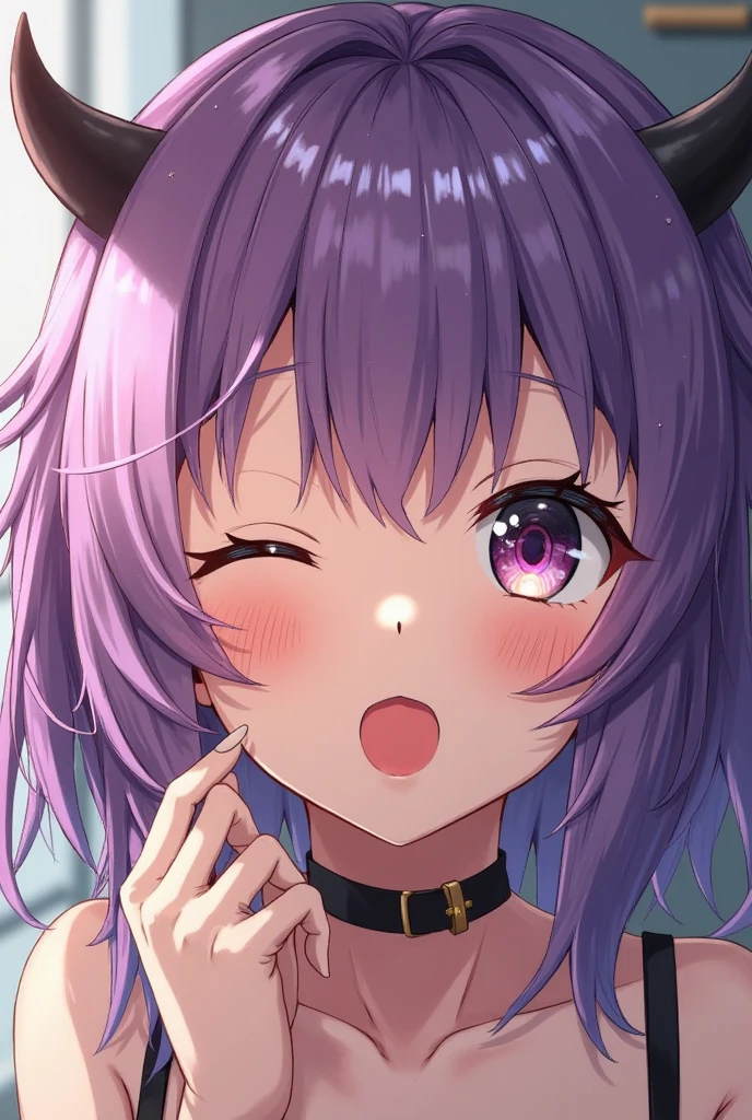 ((Best quality)), ((masterpiece)), (detailed), ((masterpiece)), ((high quality)), illya, tongue out, ((cum in mouth)), ((cum on face)), seductive look, half body, look at viewer, in the night club, sexy, erotic