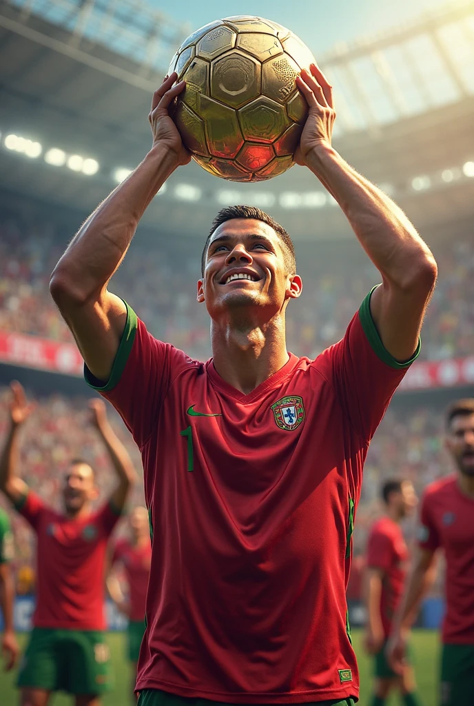 Cr7 winning world cup (portugal shirt)