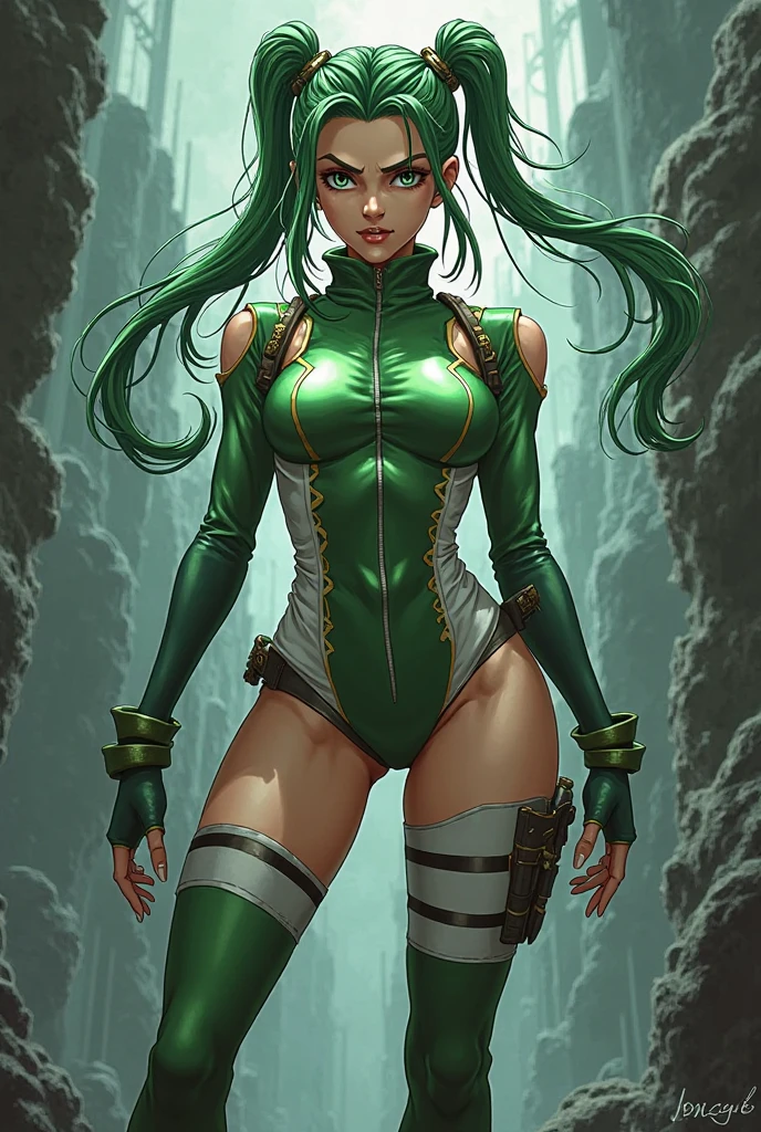 ((toda a pele verde)) Gamora is a lethal warrior in the Marvel Universe, conhecida por sua pele totalmente verde e habilidades de combate excepcionais. she murders while becoming an essential part of the Guardians of the Galaxy. Your determination, Astute and complex connections make her an intriguing and multifaceted figure.
(best quality: 1.0), (Ultra Highres: 1.0), rosto e olhos altamente detalhados, (fotorrealista: 1.2)