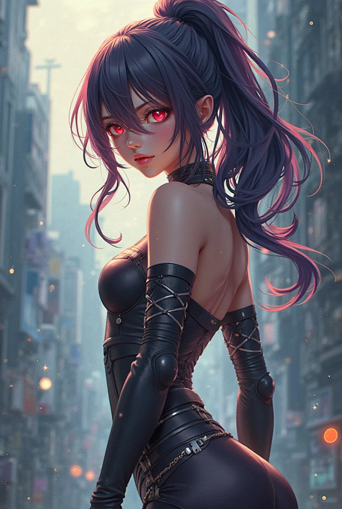 Visual Kei style Kuromi from sanrio