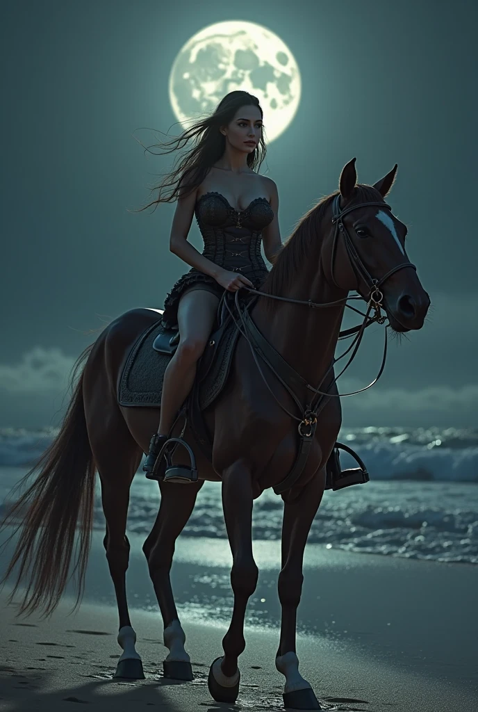 (Anatomical perfect), Dark fantasy concept art. Medium shot. Intricate 1female riding a white mythical 1horse in slimy swamp, under the moon's glow. High contrast, volumetric lighting with deep shading. Hyper-realistic textures and details enhance the female intricate design. Dynamic, dramatic shading. Deep colors and dramatic contrast between light and dark tones. Hyper-detailed 16k resolution with Unreal Engine quality, trending on Artstation, meticulously composed, imposing, and professional. Detailed, realistic equine anatomy, trending fantasy art, voluminous, high quality
