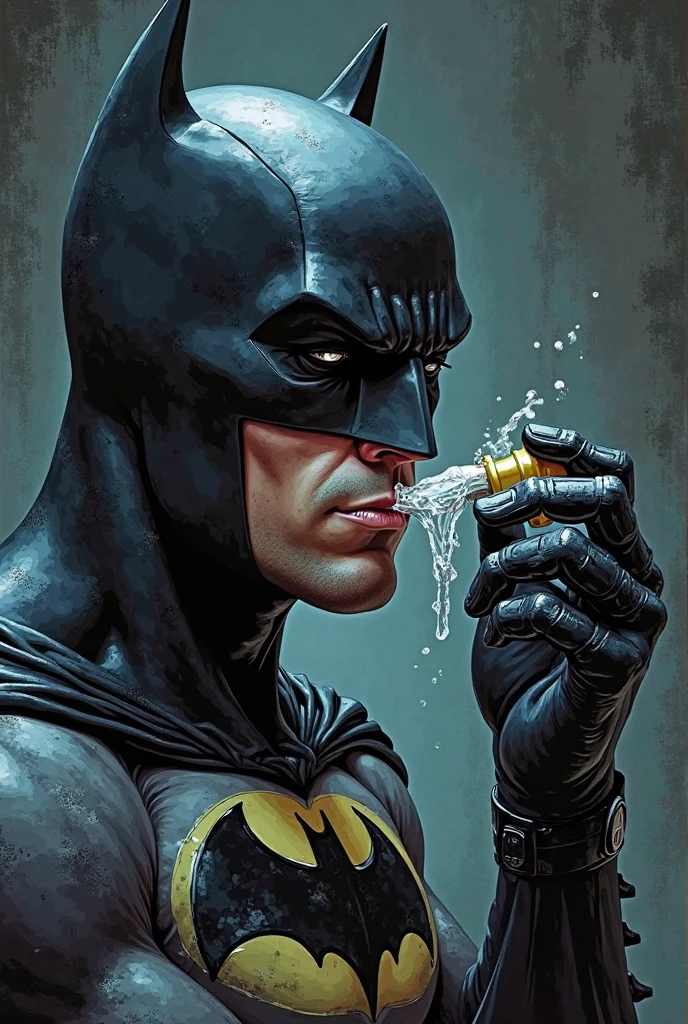 Batman smoking weed 