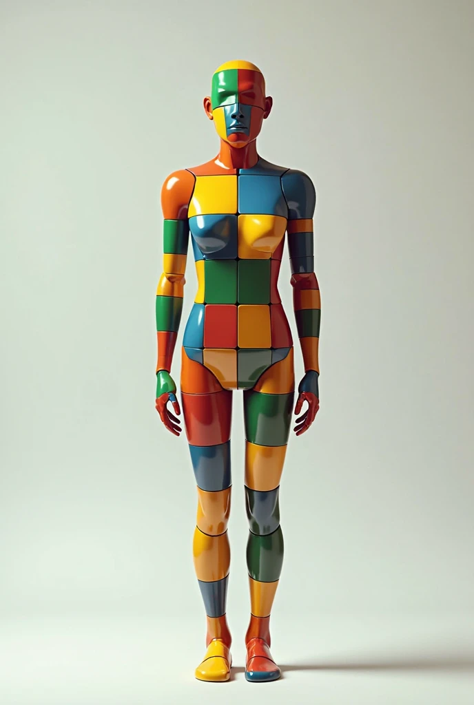 Create a person on the second floor of a school by throwing adhesive tape, something easy to draw on 