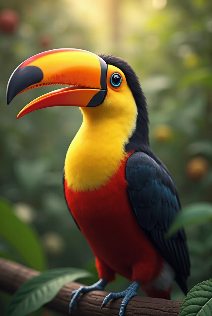 hyper realistic toucan cinema 8k