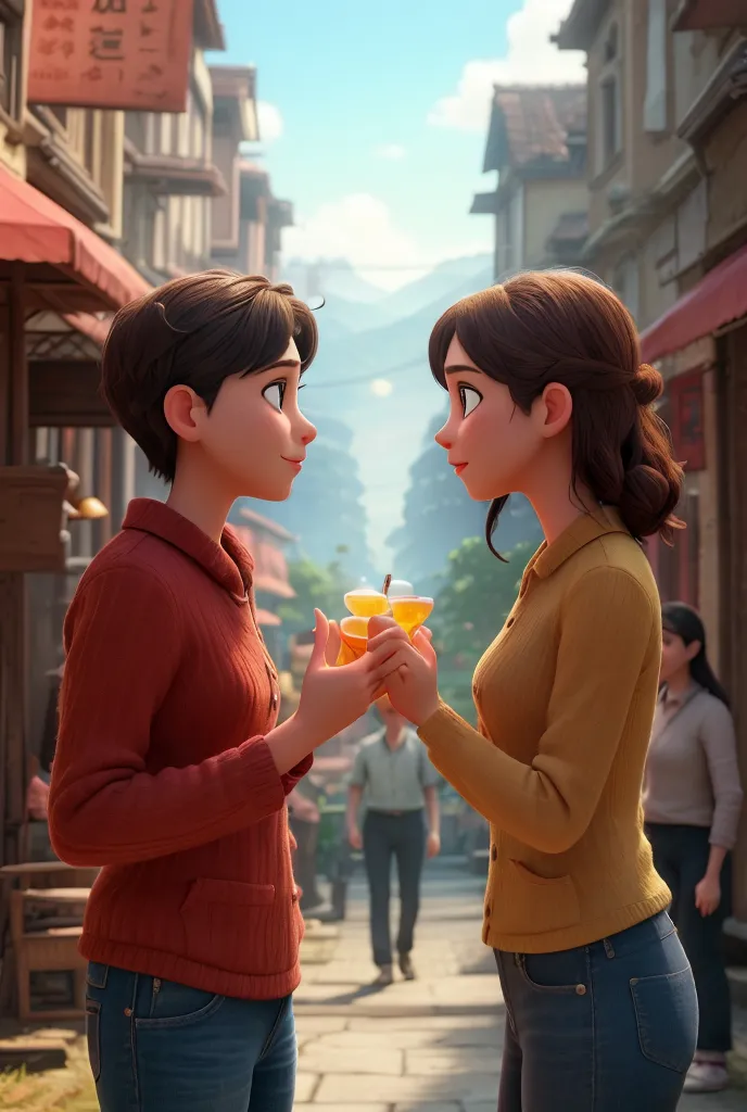 dos mujeres sosteniendo copas de vino , una con cabello cafe y ojos cafes y la otra con cabellos negro y ojos cafes, Disfrutar de una copa de vino, beber vino, Bien, bebiendo sus corazones, sosteniendo una copa de vino, sosteniendo una copa de vino, 📷 foto de perfil,  drink champagne,