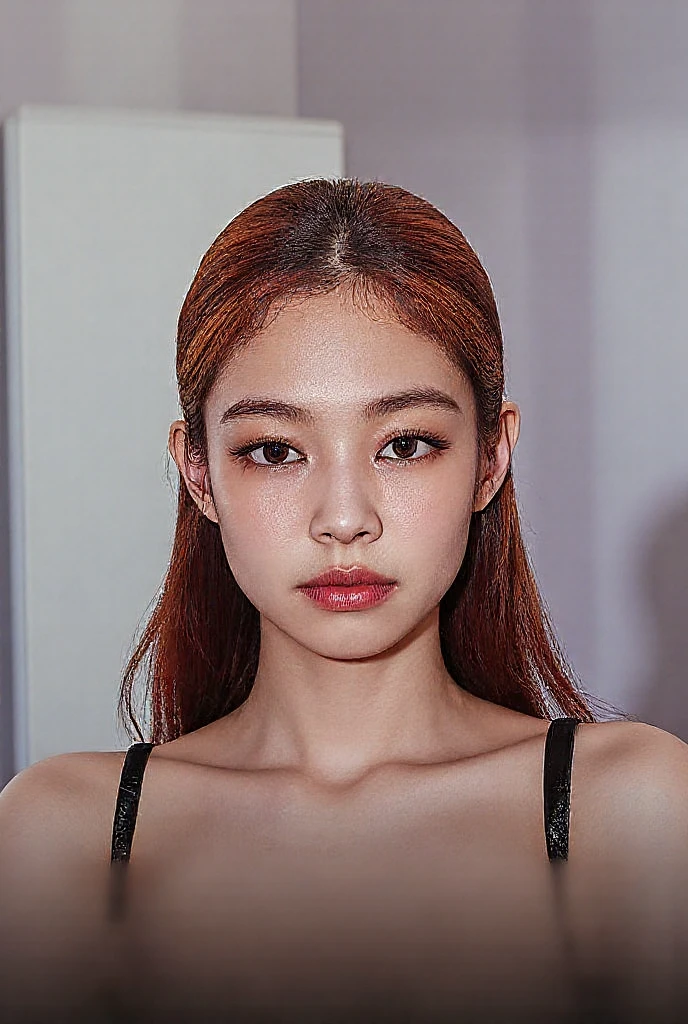 Mujer arafed con cabello rojo y top negro posando para una foto, portrait of jossi de blackpink, jossi de blackpink, kim taejin, Jennie rosa negra, jiyun chae, heonhwa choe, Gongbi, shen mingchen, gema chen, jin kim, Lulu Chen, parque roseanne de blackpink, seson yoon, kim hyun joo