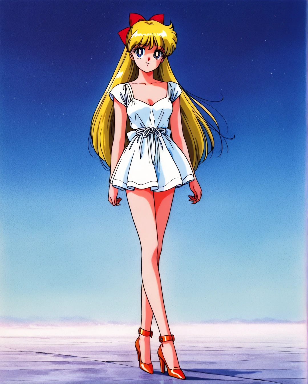obra-prima, melhor qualidade, 1990s \ (estilo\), parte superior do corpo, seios enormes, Nordic, cabelo cachos branco, rainha