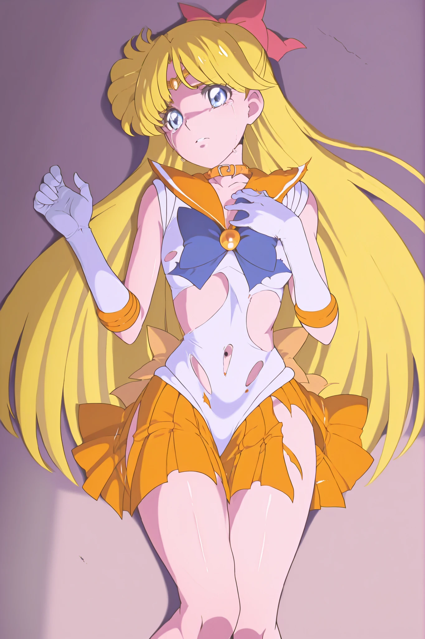 Girl masturbating,orgasm、nude 、naked、beautiful breasts、masterpiece, highest quality, High resolution,girl with emphasized nipples、ecstasy、 show the inside of the vagina、1 girl, alone, show nipples,Transparent sailor warrior uniform undressed, SM Moon, 1990s \(style\), blonde hair, Magical girl, blue eyes, Blue skirt that exposes the crotch, elbow length gloves, tiara, Pleated skirt that shows the crotch, Blue Sailor Necklace, Super miniskirt that shows the crotch, choker, blue choker, white gloves, very long hair, jewelry, earrings, kneeling on the floor,Showing female genitals in cowgirl pose,naked,naked体、騎乗位ポーズでshow the inside of the vagina、girl emphasizing her crotch、Girls masturbating