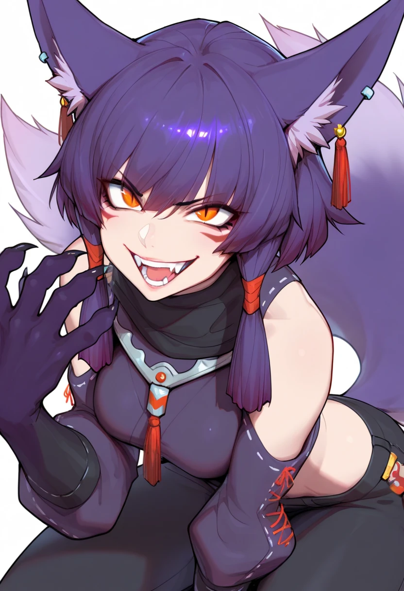 anime girl with black hair and purple eyes and a purple bra, detailed digital anime art, guweiz, artwork in the style of guweiz, guweiz on pixiv artstation, guweiz on artstation pixiv, portrait gapmoe yandere grimdark, detailed anime character art, gapmoe yandere grimdark, demon anime girl, kawacy