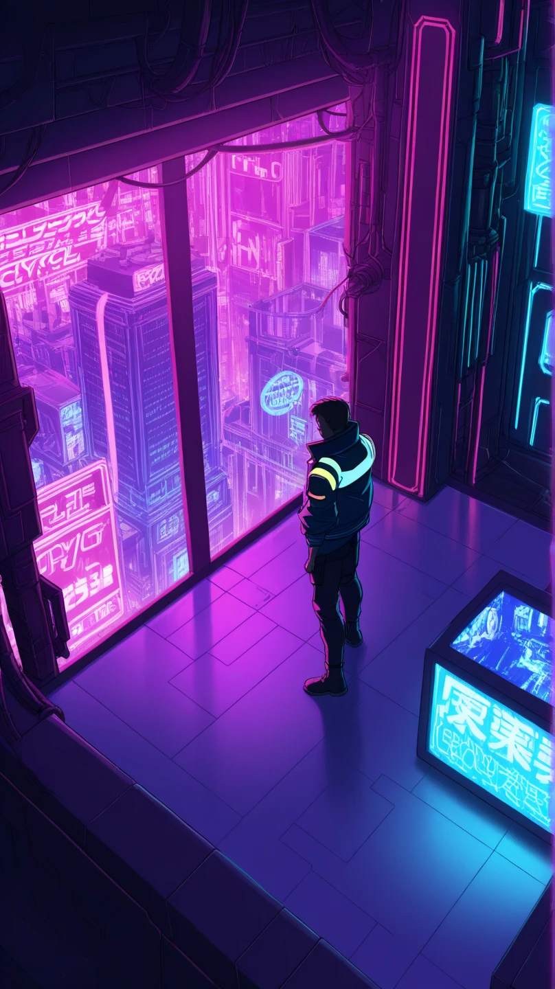 Anime boy in shorts and jacket standing next to giant robot, guweiz style artwork, cyberpunk anime boy mech, trending on cgstation, guweiz, Russell Dongjun Lu, digital cyberpunk anime art, ross tran 8k, artstation pixiv on guweiz , mech cyber armor boy