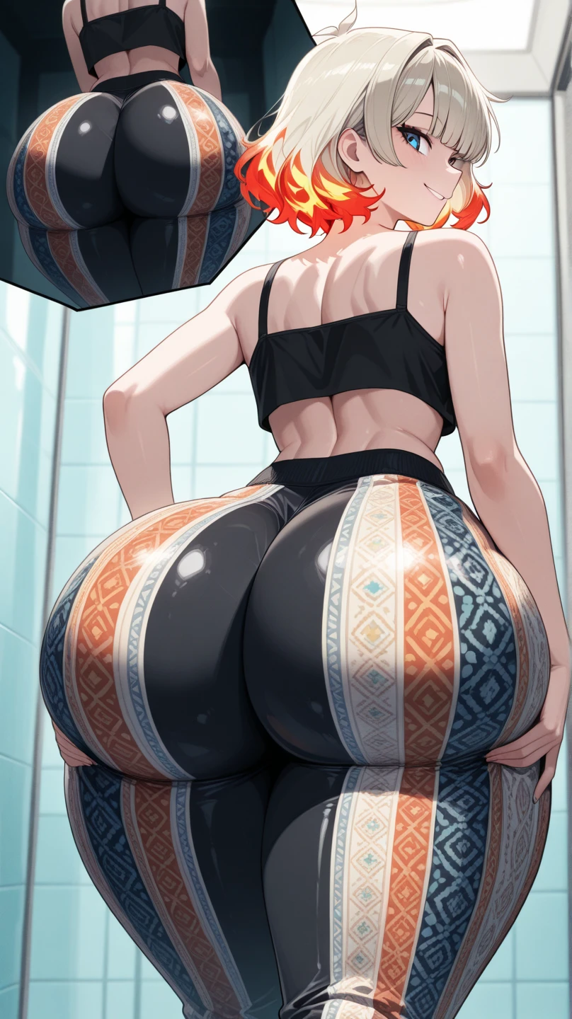 Mulher linda sensual, gostosa, big booty, despida, sensualizando, bunda grande, big butt, suada, feliz e contente, full body