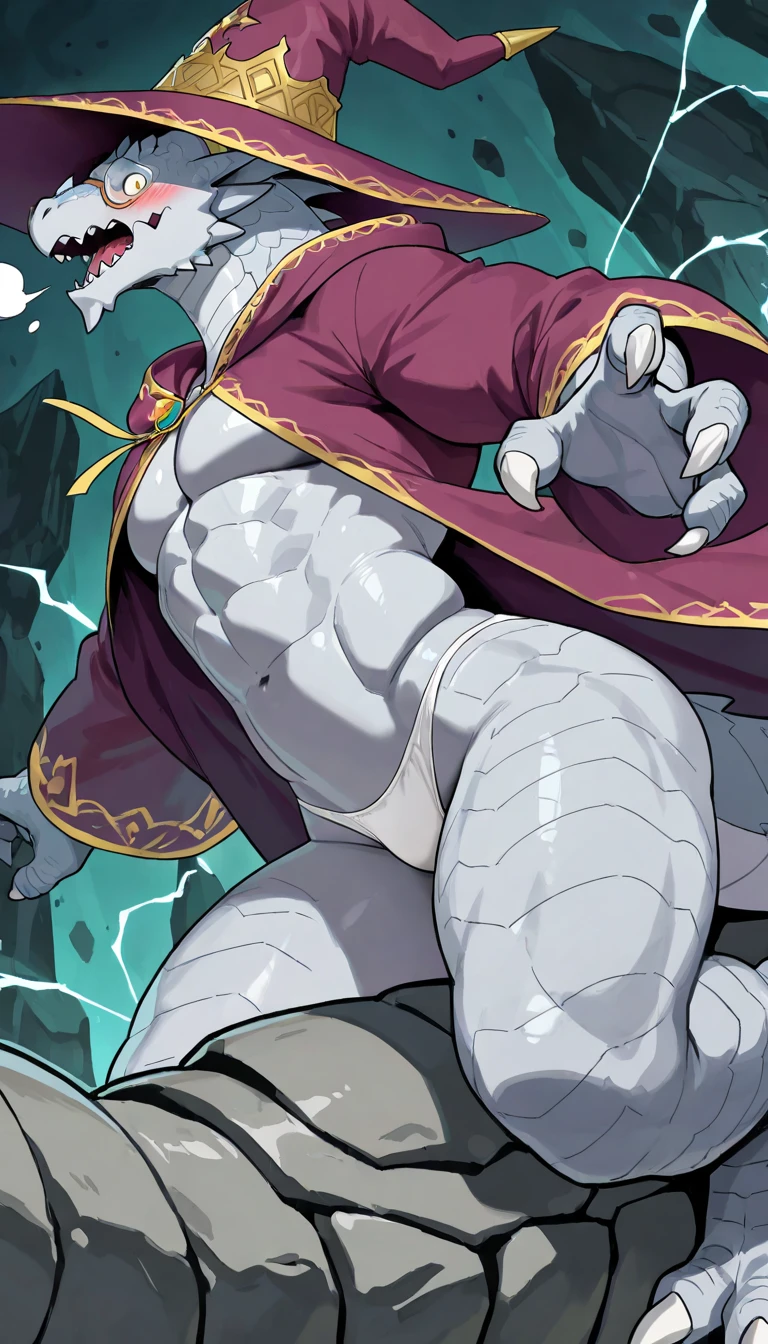 beautiful, masterpiece, Highest quality, Highly detailed face, (((reshiram))), ((cum covered penis)), foot, ((big penis)), saliva, (((looking down at viewer))), AS, (((leashed pov))), ((stomp)), dirty foot, (dominate), ((foot slave)), tongue, ((submissive pov)), anthro, dirty, solo, submissive, paw, bad face, (((sole))), hind paw, herm
