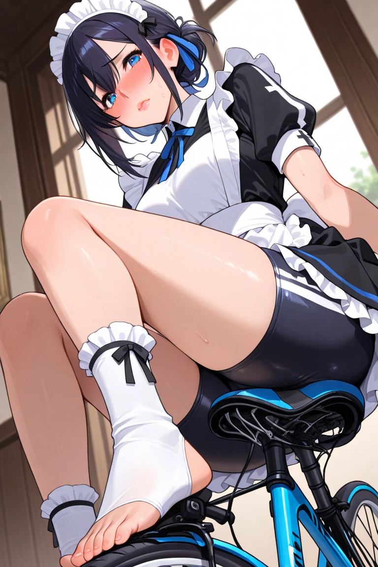 (((Piledriver, clothes torn to shreds, regs up, legs spread wide, lying down, anal expansion, inserting a super thick vibrator into the anus, hands tied behind the back, hands tied in handcuffs, vibrator Insertion, sex))), side view, {{{best quality}}}, {{highly detailed, highly detailed face, (delicate illustrations: 1.2)}}, ((school (classroom, On the desk)), { {{Top quality} }}, ((((((NSFW)))))), semen, love juice, elementary school girl (5 years old), ((children's clothes (sweater, alphabet print), cute Pouch, hat (fashionable cap), deep-brimmed hat (large), checkered miniskirt (red and yellow check), black hair, striped socks (white and black), shoes (sandals for going out)), ((Young) Body)),, chest (flat chest), round face, child: 1.25), (baby face: 1.2), ((short limbs)), crying face, drooling, urination, puni,