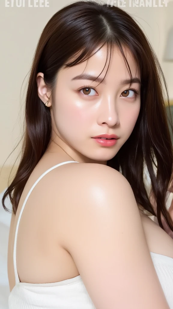 Anime-style woman, thin, thin, whole body, Full of tattoos, Lots of earrings, Beautiful and shiny hair, Rainbow Eyes, Slanted Eyes, Wavy Hair, Kind and charming, Exposing shoulders, Delicate and sexy collarbone, Attractive oval face, double eyelid, Pink Lips, Small Nose, Concentrated face, Ultra-high resolution, Very detailed, Graceful posture, A luxurious, extremely thin and transparent red all-lace mini dress, Glowing Skin, Realistic Background, sunlight