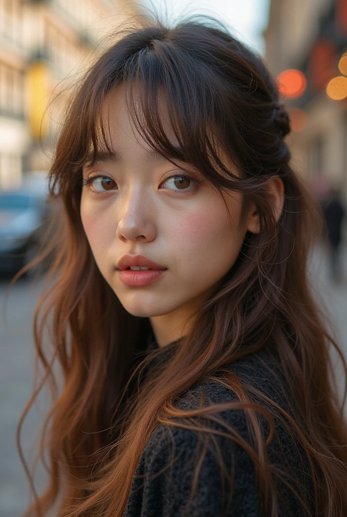 A closeup of a woman with a pink bow on her head, Parque Roseanne do Blackpink, jisoo do rosa preto, Jisoo do Blackpink, Retrato Jisoo Blackpink, Retrato de Jossi de Blackpink, jossi do rosa preto, Kim Doyoung, tzuyu de duas vezes, jia, Lalisa Manoban do Blackpink, Jinyoung Canela, rosa preto, Portrait of female Korean idol