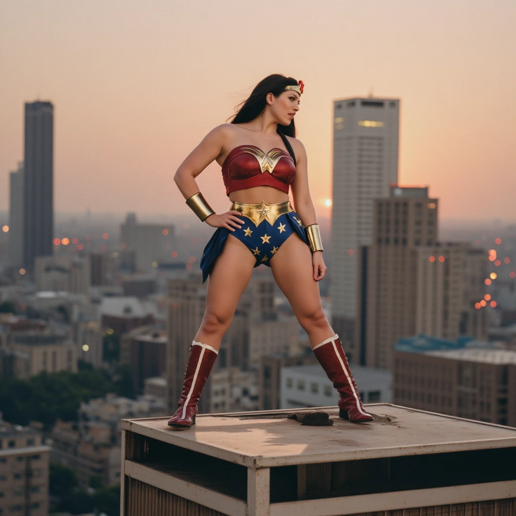 Cleopatra ,Full body photo,GTSCity,sky-scrapers, big ,(long legs:1.2),Extremely tall girl,Beautiful appearance,no branding,perfect lightning,Kinoqualität,8K,good quality,(GTS:1.5),Aerial photography, Building Headquarters, abdomen, shrunken people on the floor