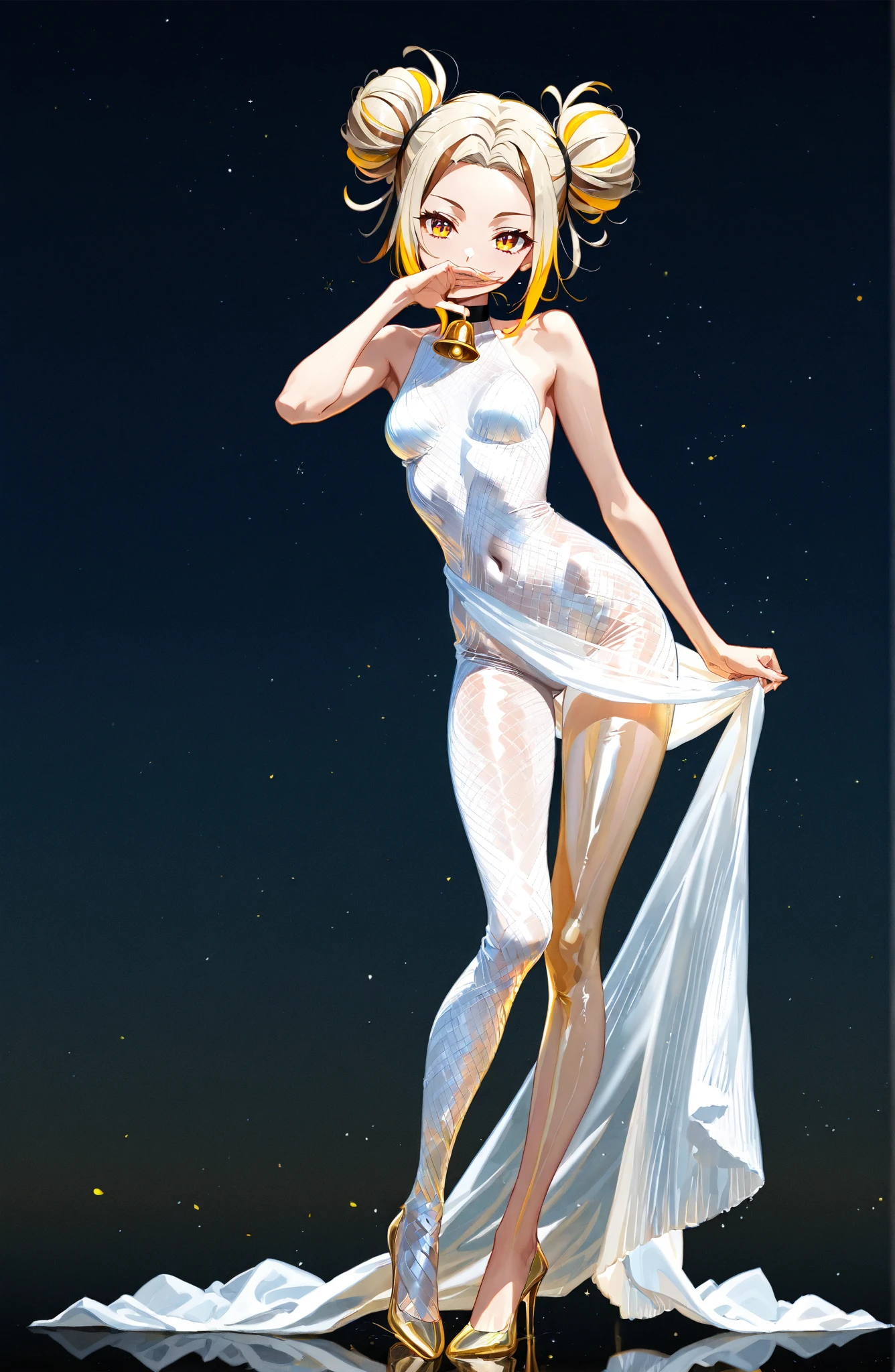 ((Best quality)), 1girl, (nude), full body