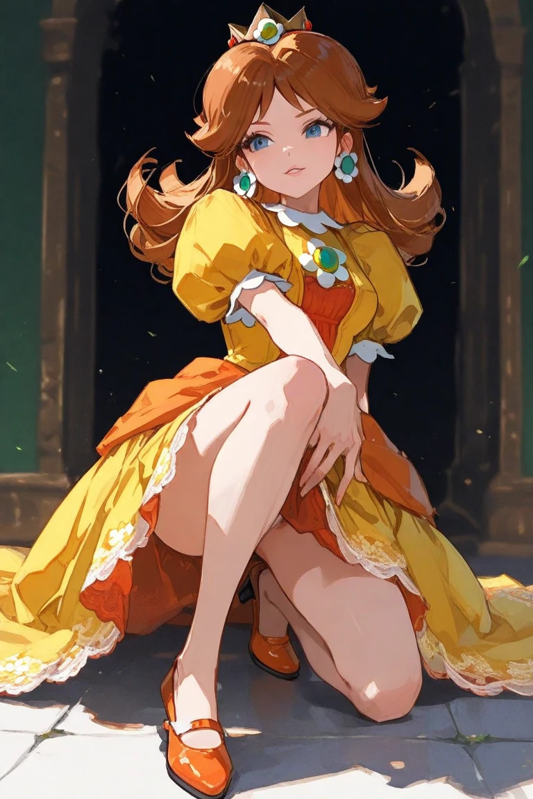 (tmasterpiece, beste-Qualit, 1girl:1.2, 独奏:1.3), Lyubava, hairlong, green colored eyes, brown-hair, braid, ((A red hat with yellow circles)), headdress, blush stickers, freckles, wrapped in a white towel, Droplets of sweat, sauna, stocklings, décolleté, Flirtation, humble, ssmile, Sun light, big breastes, big thighs, big breastes, TITTIES