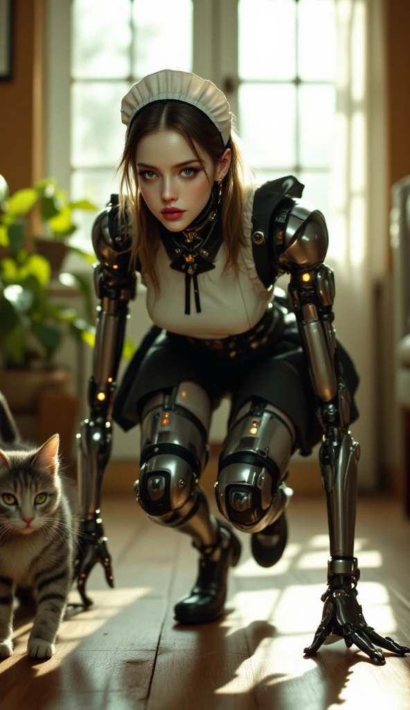 Monkey with robotic body --auto