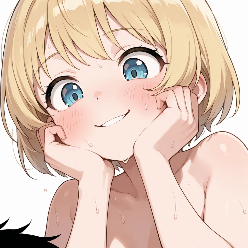 nsfw,uncensored,,best quality,(masterpiece:1.3),absurdres,highres,16K, ultra high res, official art,illustration,extremely detailed,(veiny penis:1.0), (midium penis:1.2), (testicles:1.1), (1boy:1.3, (fellatio:1.6), (oral:1.0), (kiss), (erection:1.2), 独奏 focus, (beautiful detailed eyes), (1girl),(独奏),(idolmaster), ((to complain)), (16yo, beautiful girl), (beautiful dark blue eyes),((((beautiful light brown hair)))), ((extra short hair)),(wet hair), (shiny hair),(wet skin), (pale orange skin),(shiny skin),((completely nude:1.5),(flat chests,midium breasts), ((pubic light brown hair:1.5)), (steam)),(scatter sweat),((out tongue)),(Kamimei),(feel good),(ecstacy Face),(one eye closed),((Cum on body:1.9)),((Cum on face:1.9)),((cum on hair:1.9)),((Cum in mouth:1.1)),(happy:1.5),(sex,cowgirl),(((multiple boys, peeing on a girl, facial, cum on body, multiple penises, gangbang,holding penis))),(open pussy:1.3),ecstasy torogao, saliva trail, nose blush,smile,(spoken heart:1.5),(peace sign:1.5),(ahegao:1.5),(bloom:1.3),(look at camera:1.5),(bitch:1.3),(Commemorative photo:1.5),(happy:1.5,love:1.5),(back ground,summer beach house,sunset),