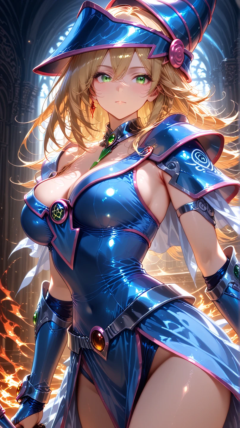 masterpiece,(bestquality),highlydetailed,ultra-detailed,1girl,(mechanicalknight:golden,glowingeyes:Blue,goldenrarmor:1.2,elongatedears:0.8),(weapon:Holyblade),(fantasylandscape:1.2,natural lighting:1.5,confidentexpression),(panorama:1.2),mecha, smile,angle、mechanical booster unit,chrome,raw（Blonde twin tails:1.5）（Mysterious flower field in summer:1.6）（Blooming flowers、Fluttering Flowers）（Wields a huge holy sword:1.4）（Jeanne d&#39;Arc:1.2）（Equipped with a huge sword:1.5）（Holding a sword:1.8）