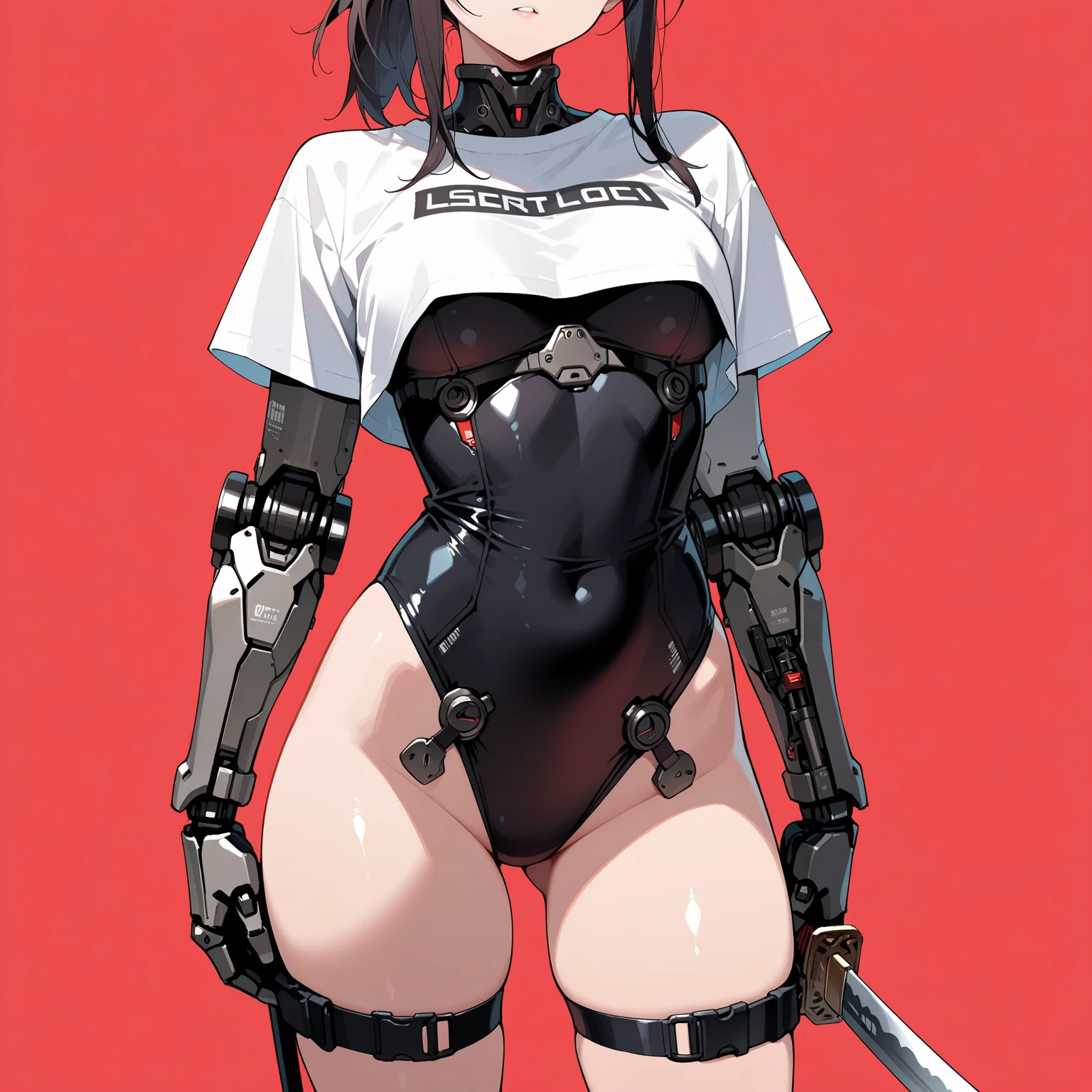 （tmasterpiece，top-quality，best qualityer，offcial art，Beauty and aesthetics：1.2），（1个Giant Breast Girl：1.3），The is very detailed，rich colourful，Most detailed（（ultra - detailed）），（highly detailed CGillustration），（Very fine and beautiful），（From the side），电影灯光，（（1 mechanical girl）），Single，Complete，（Machine-made joints：1.2），（（Mechanical limb）），（Many mechanical tentacles），（binding），（Realiy），（Realiy，（glute），（sexyposture），（Blood vessel attached to tube）， （metal）, （A mechanical vertebrae attached to the back），（Real breasts），（of a real，（Big breasts that expose the，（（The mechanical cervical vertebrae are attached to the neck）），（legs are open），（face expressionless，（wires and cables attaching to neck：1.2），（wires and cables connecting to head：1.2）（character focus），scientific fiction，with black background，（slimes：1.5）Pink latex jumpsuit，Hollow-out on，Holt collar, latex shiny,tight-fitting，sweat leggs，White liquid， Pink body, wearing atsuko kudo latex outfit, wearing tight suit, Smooth pink skin, catsuits, Wearing latex, shiny plastic, shiny metallic glossy skin, The color of pink glow, latex outfit, chrome bodysuit, cyberpunk glossy latex suit, Shiny, futuristic glossy latex suit　spread their legs　M-shaped legs　angry look　sullenness　Irritated，white liquid all over body，