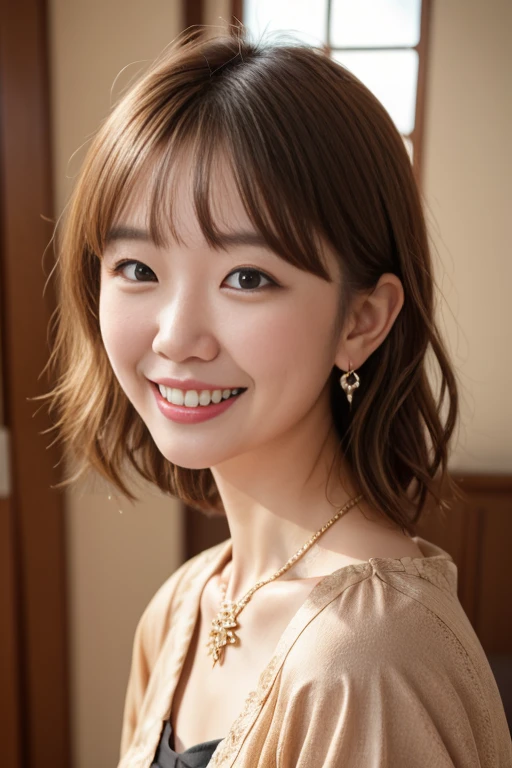 (masterpiece:1.3)、 (8K、photorealistic、Live shooting、Highest image quality:1.4)、Japan girl at 18 years old、sharp focus:1.2、highest quality、masterpiece、ultra high resolution、(From a little above:1.5)、Looking at Viewer、shiny skin、real、dynamic pose、slender、(Sorry face:1.1)、 cute woman:1.4、(medium long hair)、light brown hair、(big :1.3)、(cleavage)、super detail face、eye for detail、double eyelid、solo、Wearing a fluffy knit、Beige coat、Upper body、medium bust、