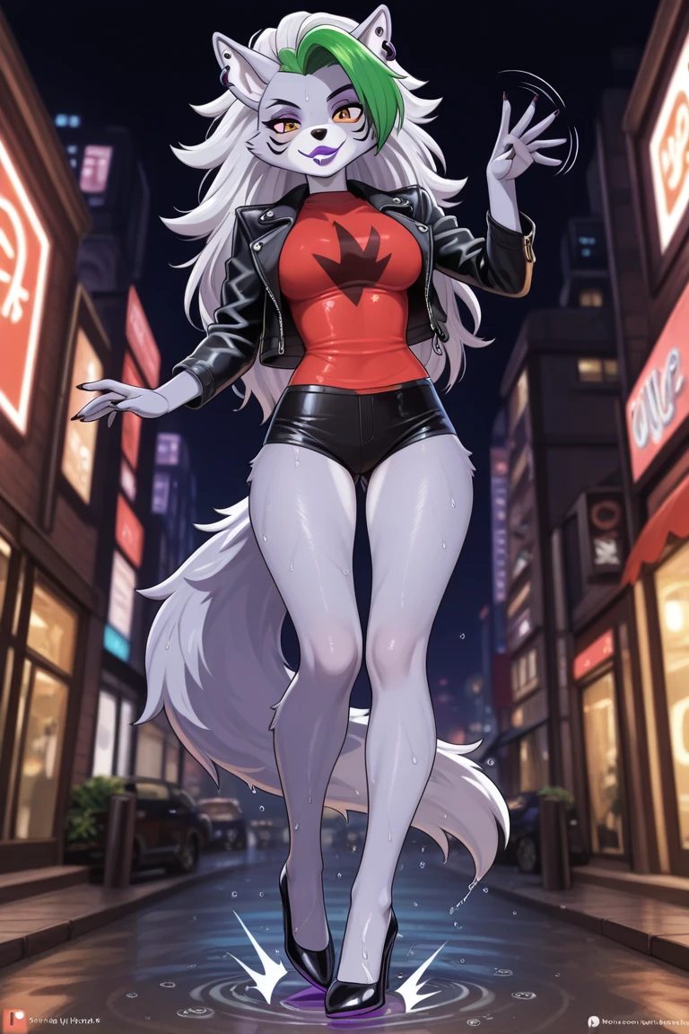 Best quality. 5 nights at Freddy's security breach. Roxanne Wolf. wearing a Bikini.